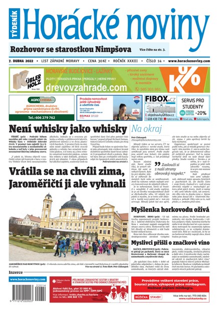 Horácké Noviny Čtvrtek 7.4.2022 č. 014