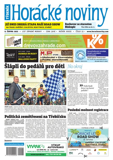 Horácké Noviny Čtvrtek 9.6.2022 č. 023 