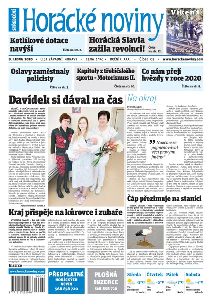 Horácké Noviny Středa 8.1.2020 č. 002