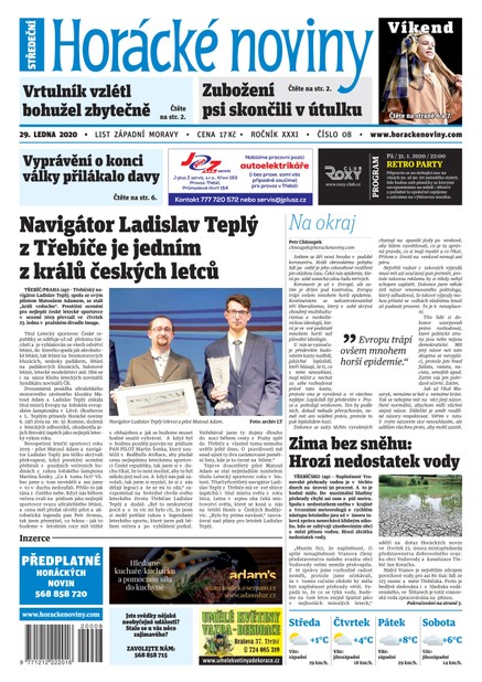 Horácké Noviny Středa 29.1.2020 č. 008