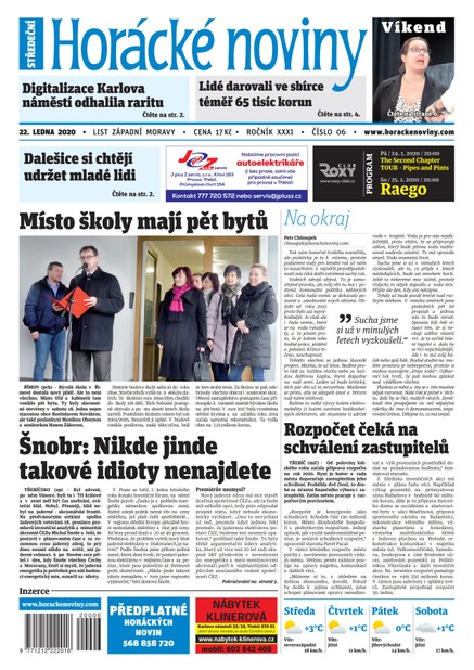 Horácké Noviny Středa 22.01.2019 č. 006