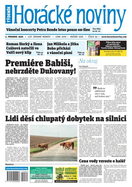 Horácké Noviny Čtvrtek 3.12.2020 č. 064
