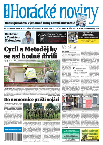 Horácké Noviny Čtvrtek 19.11.2020 č. 062