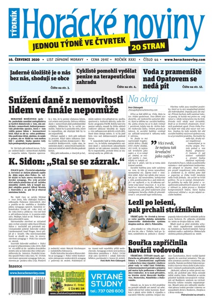 Horácké Noviny Čtvrtek 16.7.2020 č. 044
