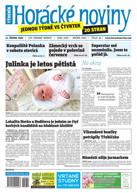 Horácké Noviny Čtvrtek 11.6.2020 č. 039