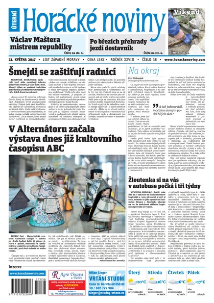Horácké Noviny Úterý 23.5.2017 č. 038