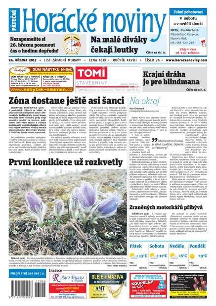 Horácké Noviny Pátek 24.3.2017 č. 024