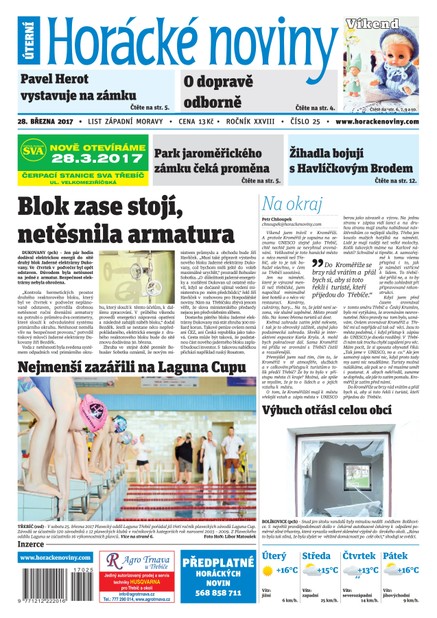 Horácké Noviny Úterý 28.3.2017 č. 025