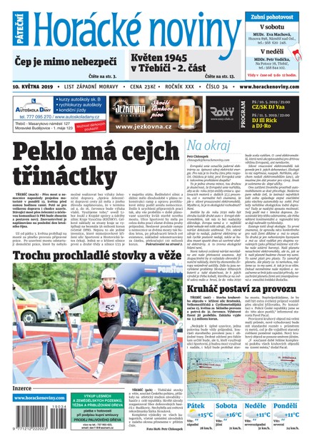 Horácké Noviny Pátek 10.5.2019 č.034