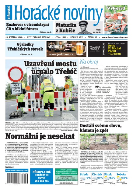 Horácké Noviny Středa 15.5.2019 č. 035