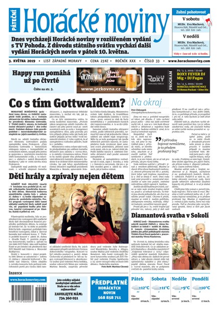 Horácké Noviny Pátek 3.5.2019 č. 033
