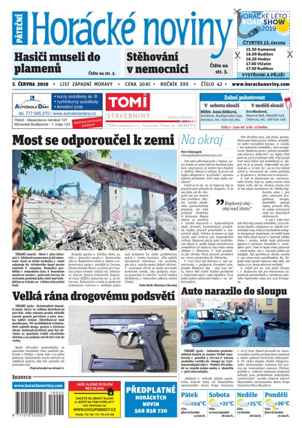 Horácké Noviny Pátek 7.6.2019 č. 042