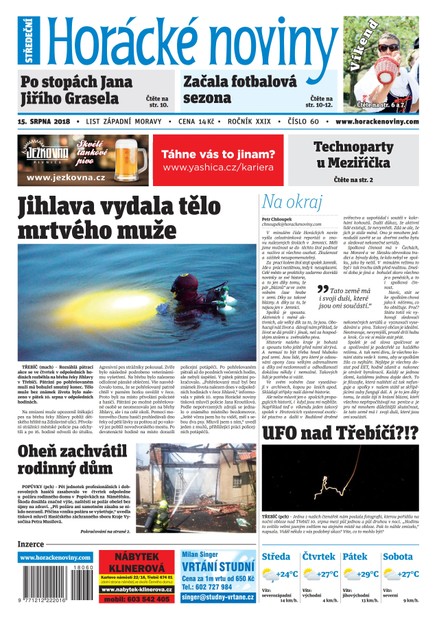 Horácké Noviny Středa 15.8.2018 č. 060