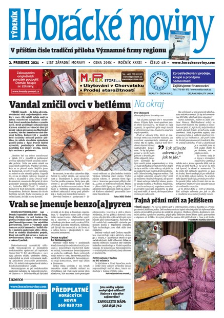 Horácké Noviny Čtvrtek 2.12.2021 č. 048