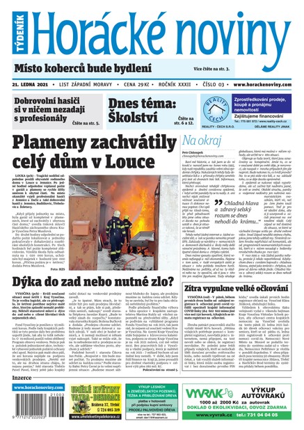 Horácké Noviny Čtvrtek 21.1.2021 č. 003