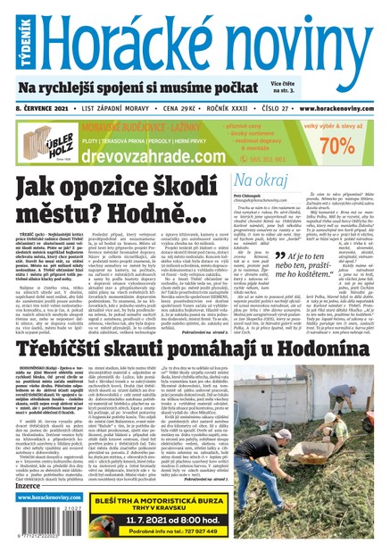 Horácké Noviny Čtvrtek  8.7.2021 č.027