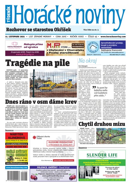 Horácké Noviny Čtvrtek 11.11.2021 č. 045