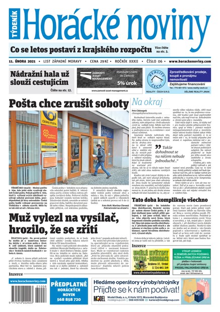 Horácké Noviny Čtvrtek 11.2.2021 č. 006