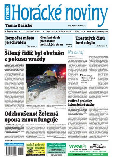 Horácké Noviny Čtvrtek 4.2.2021 č. 005
