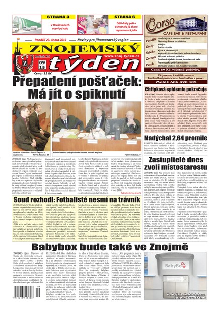 Znojemský týden Znojemský týden č. 09 / 2015
