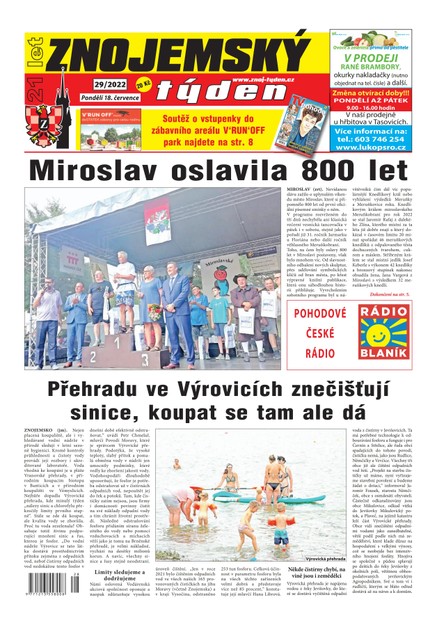 Znojemský týden Znojemský týden 29/2022