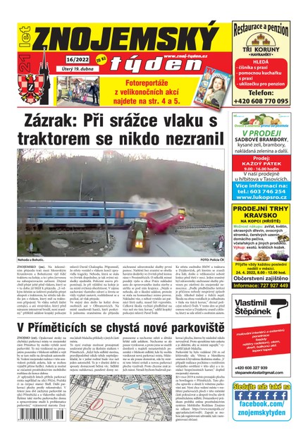 Znojemský týden Znojemský týden 16/2022