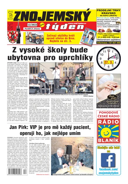 Znojemský týden Znojemský týden 12/2022