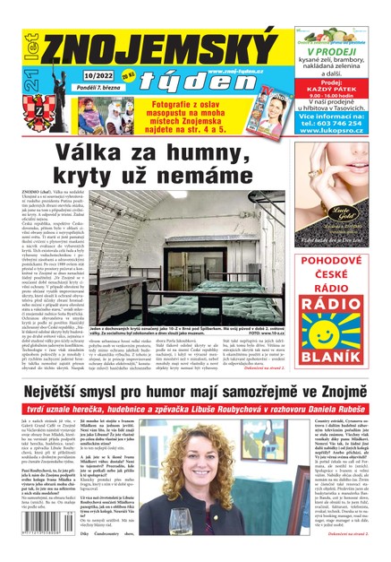 Znojemský týden Znojemský týden 10/2022