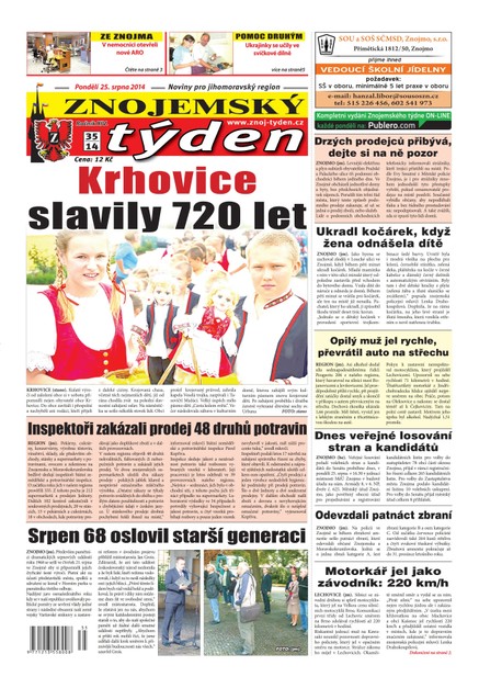 Znojemský týden Znojemský týden č. 35 / 2014