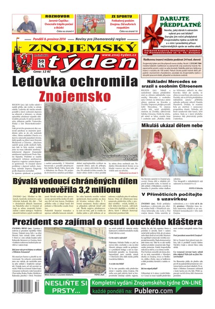 Znojemský týden Znojemský týden č. 50 / 2014