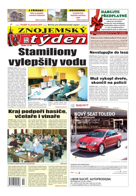 Znojemský týden Znojemský týden č. 51 / 2014