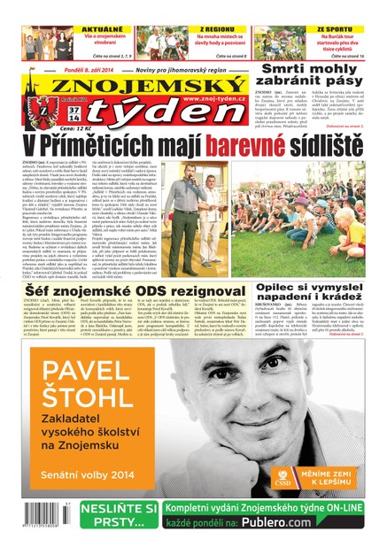 Znojemský týden Znojemský týden č. 37 / 2014