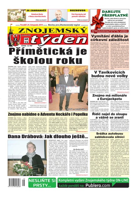 Znojemský týden Znojemský týden č. 48 / 2014