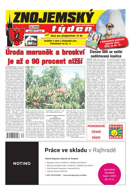Znojemský týden Znojemský týden 34/2020