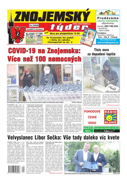 Znojemský týden Znojemský týden 31/2020