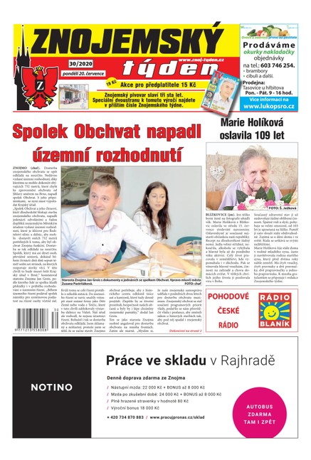 Znojemský týden Znojemský týden 30/2020