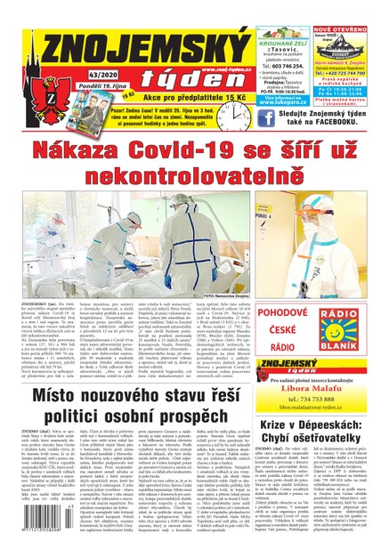 Znojemský týden Znojemský týden 43/2020