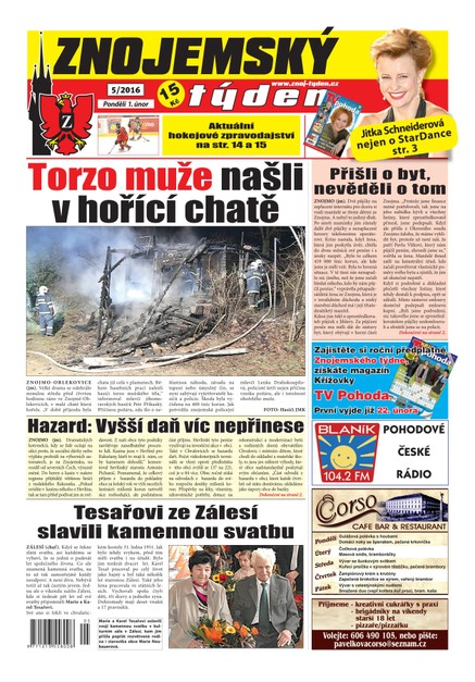 Znojemský týden Znojemský týden č. 05 / 2016