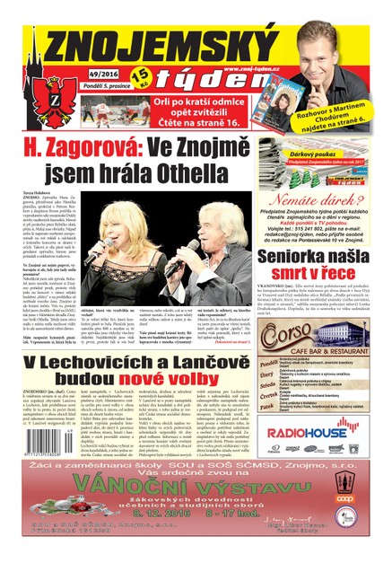 Znojemský týden Znojemský týden 49/2016