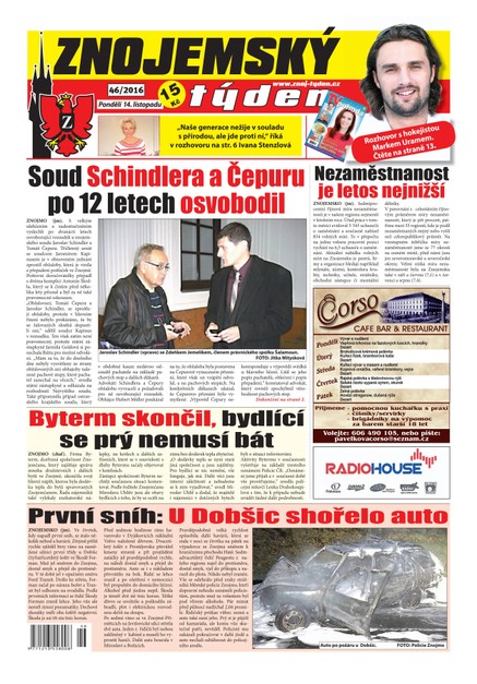 Znojemský týden Znojemský týden 46/2016