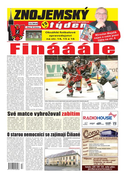 Znojemský týden Znojemský týden č. 13 / 2016