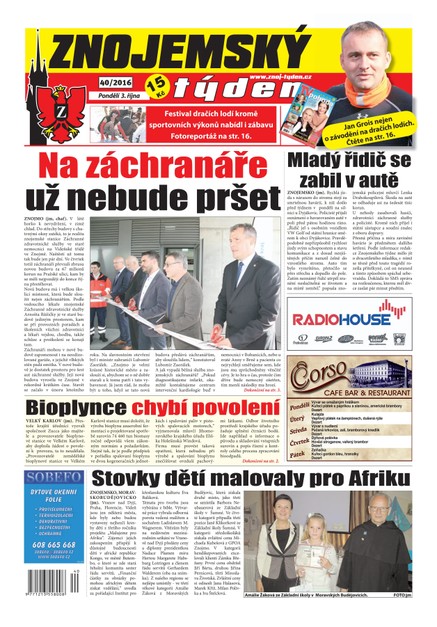 Znojemský týden Znojemský týden 40/2016