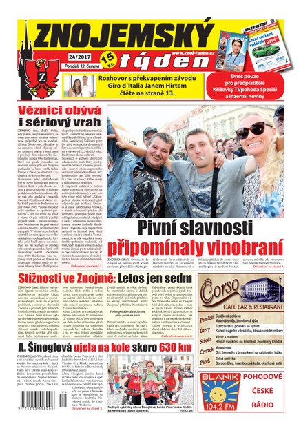 Znojemský týden Znojemský týden 24/2017