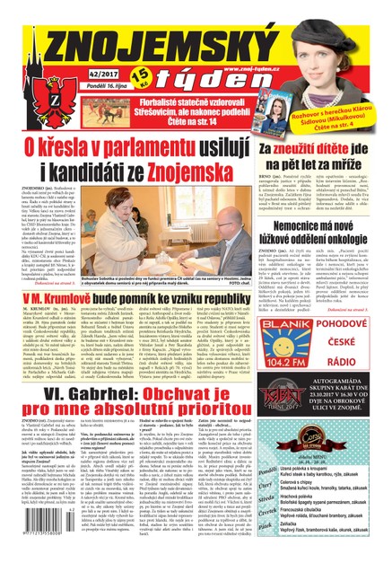 Znojemský týden Znojemský týden 42/2017