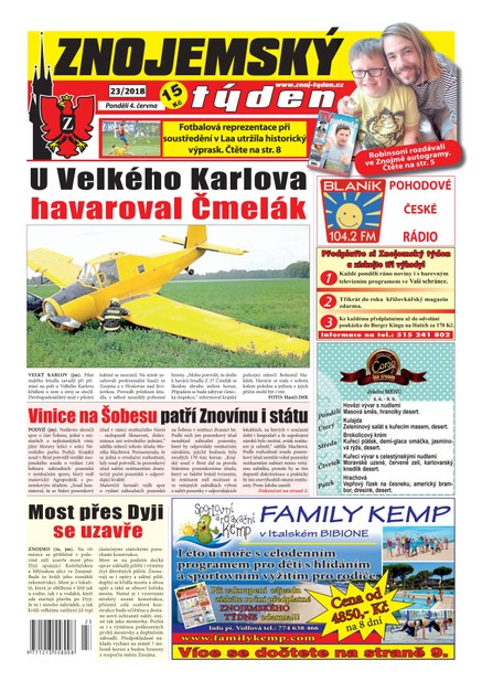 Znojemský týden Znojemský týden 23/2018