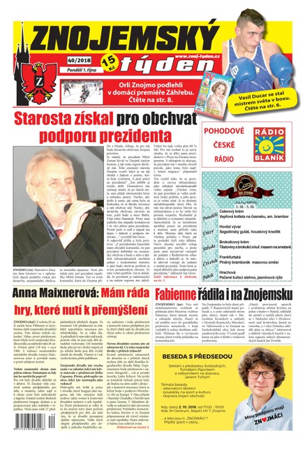 Znojemský týden Znojemský týden 40/2018