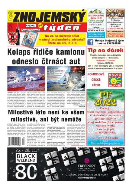 Znojemský týden Znojemský týden 47/2021