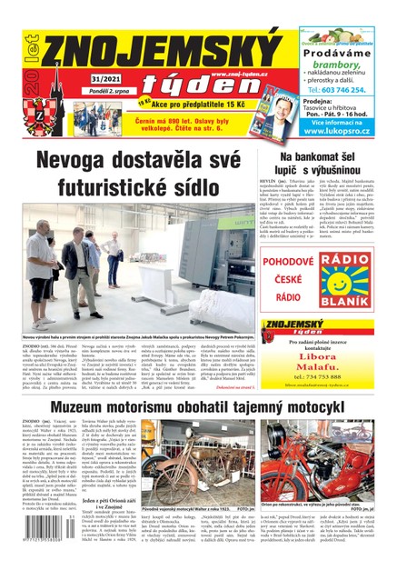 Znojemský týden Znojemský týden 31/2021