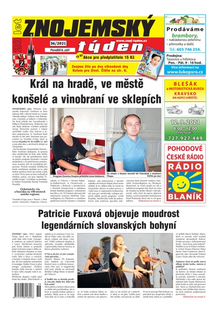 Znojemský týden Znojemský týden 36/2021