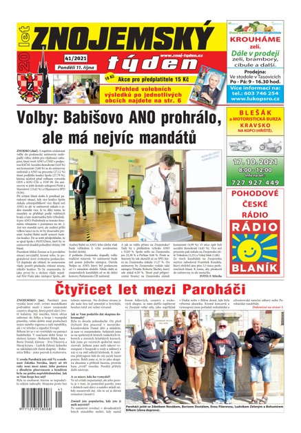 Znojemský týden Znojemský týden 41/2021